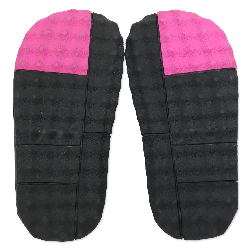 Off-White Meteor Sponge Black Rubber Platform Slippers
