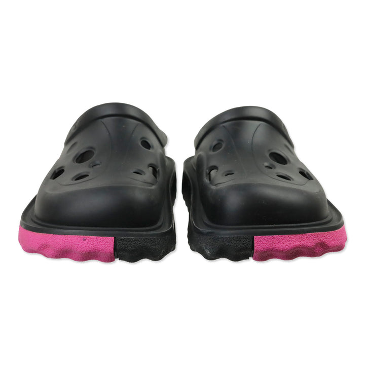 Off-White Meteor Sponge Black Rubber Platform Slippers