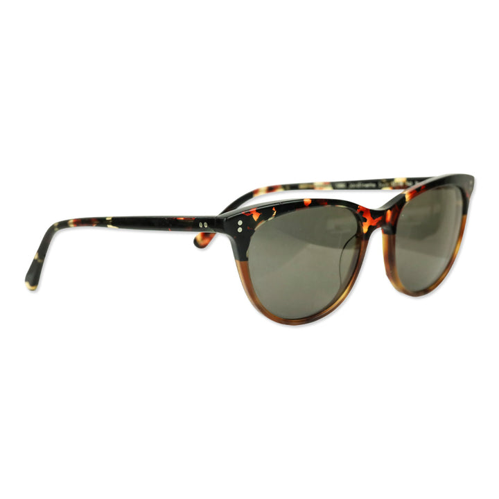 Oliver Peoples Brown Tortoiseshell Grey Tinted Jardinette Sun Sunglasses