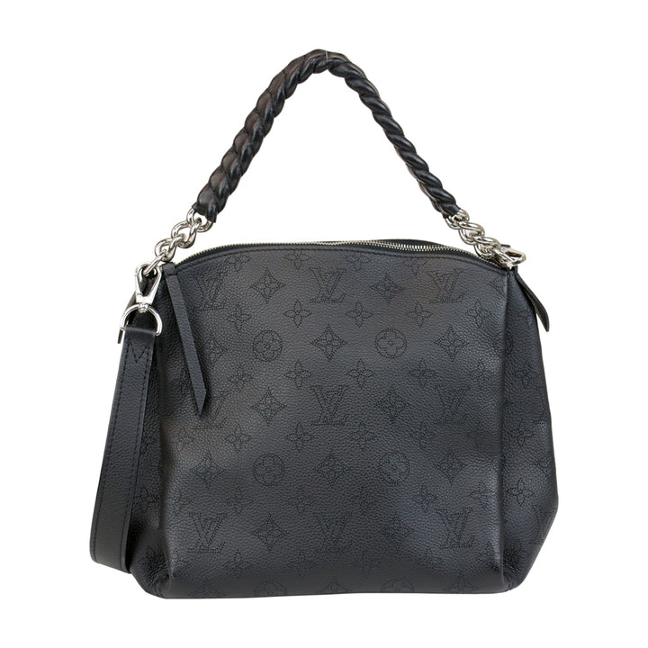 Louis Vuitton Black Mahina Babylone Chain BB Bag