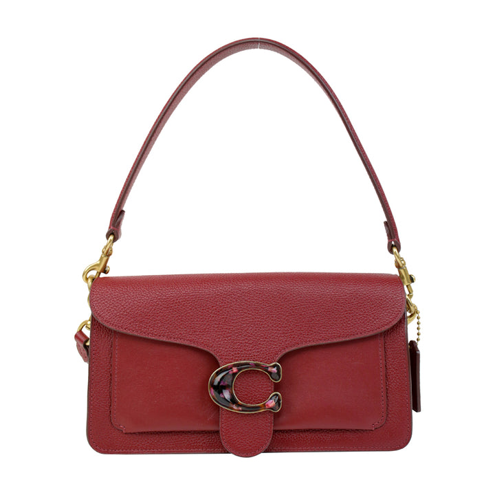 Coach Tabby Burgundy Leather Shoulder Bag