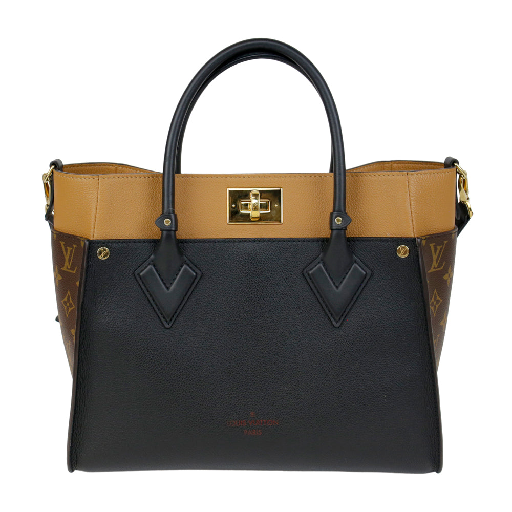 Burberry Gray Leather & Shimmer Nova Check Canvas Tote Bag | DBLTKE Luxury Consignment Boutique