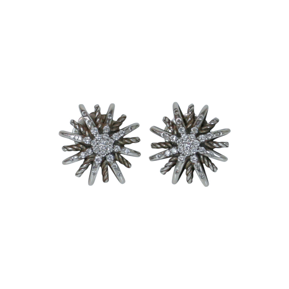 David Yurman Starburst Diamond Earrings