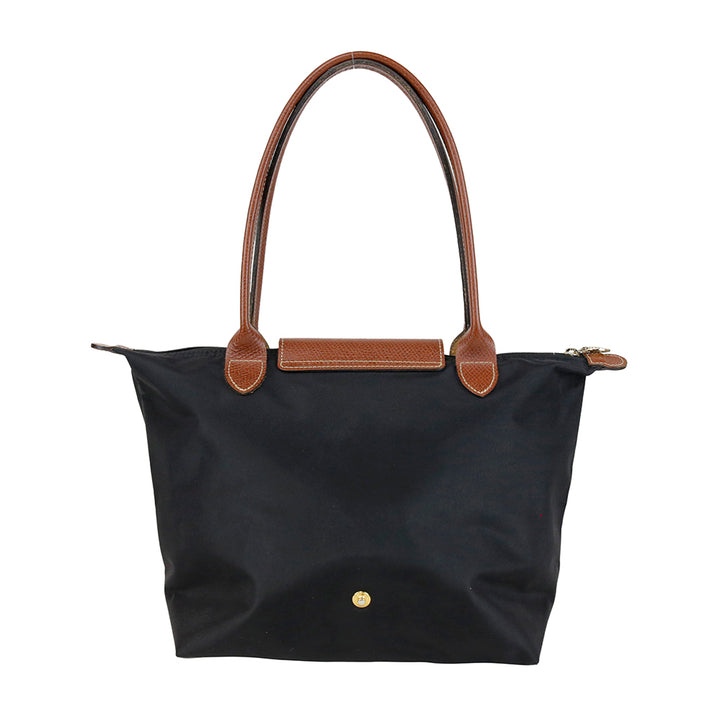 Longchamp Black Le Pliage Medium Tote Bag