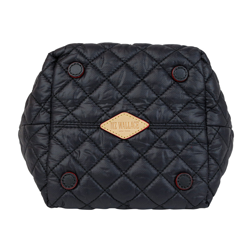 MZ Wallace Black Micro Sutton Tote Bag