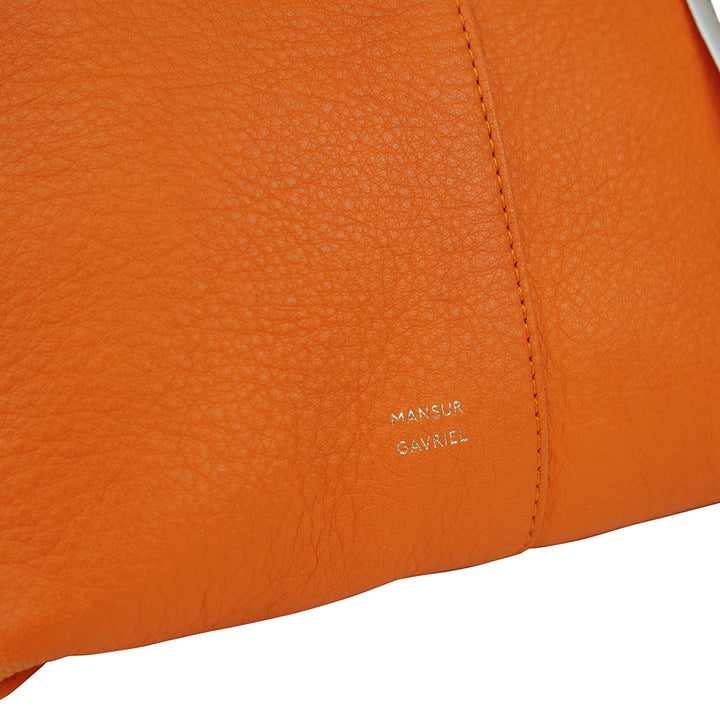 Mansur Gavriel Orange Tulipano Leather Tote Bag