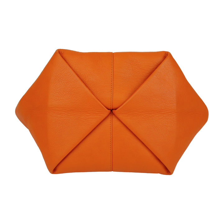 Mansur Gavriel Orange Tulipano Leather Tote Bag