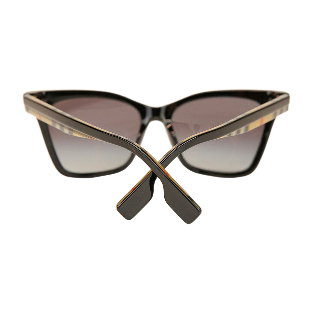 Burberry Black Wayfarer Nova Check Sunglasses