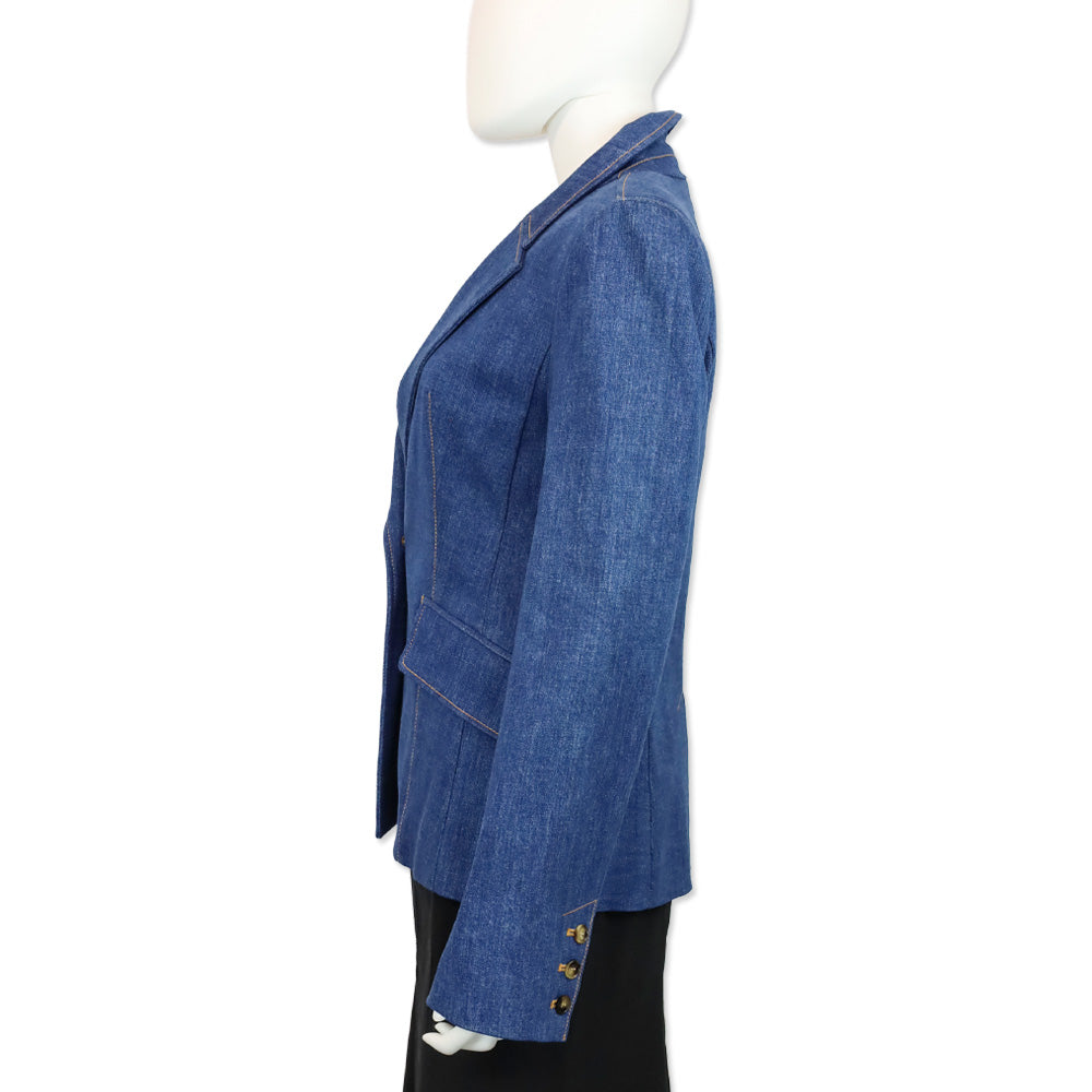 Paige Whitney Candace Stretch Denim Blazer