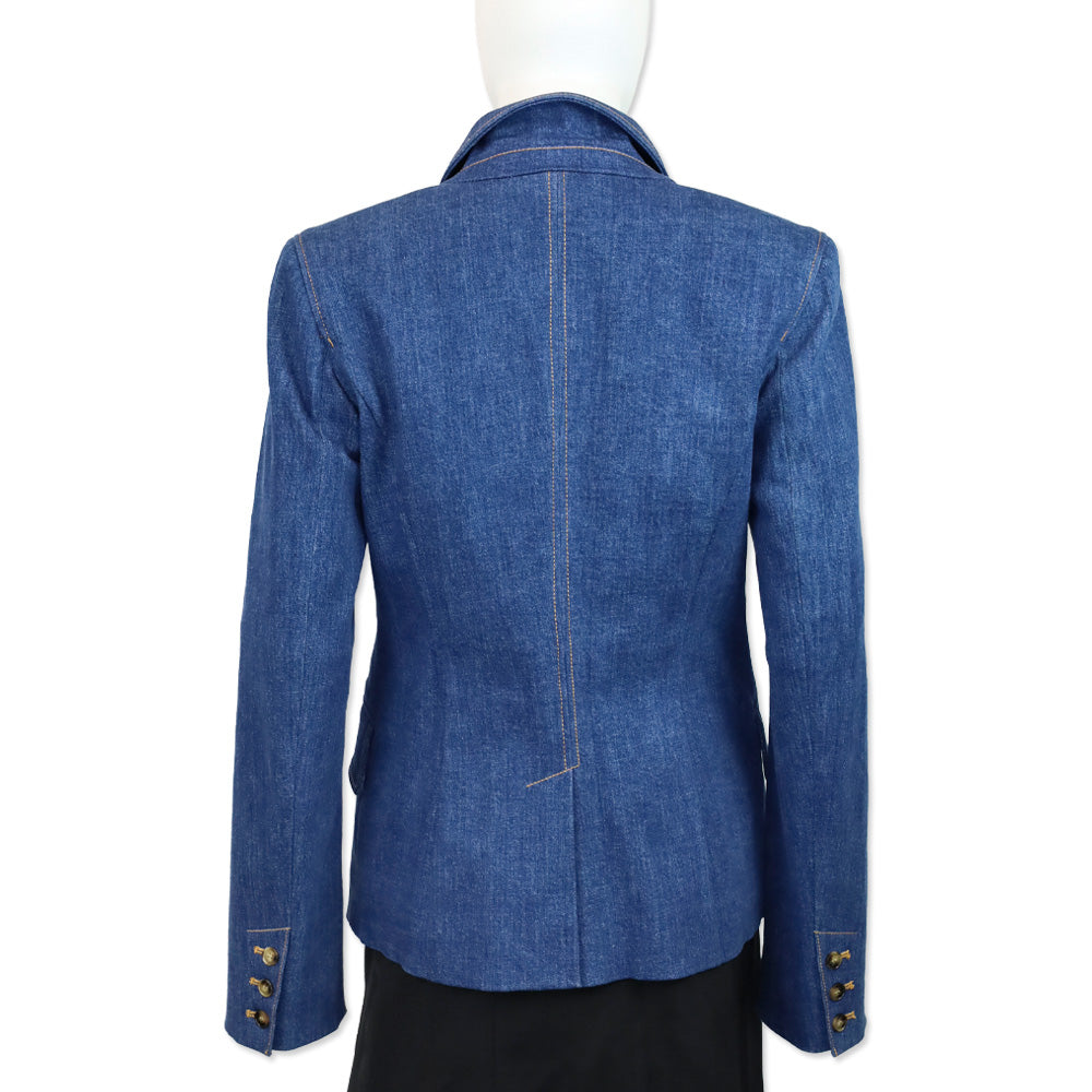 Paige Whitney Candace Stretch Denim Blazer