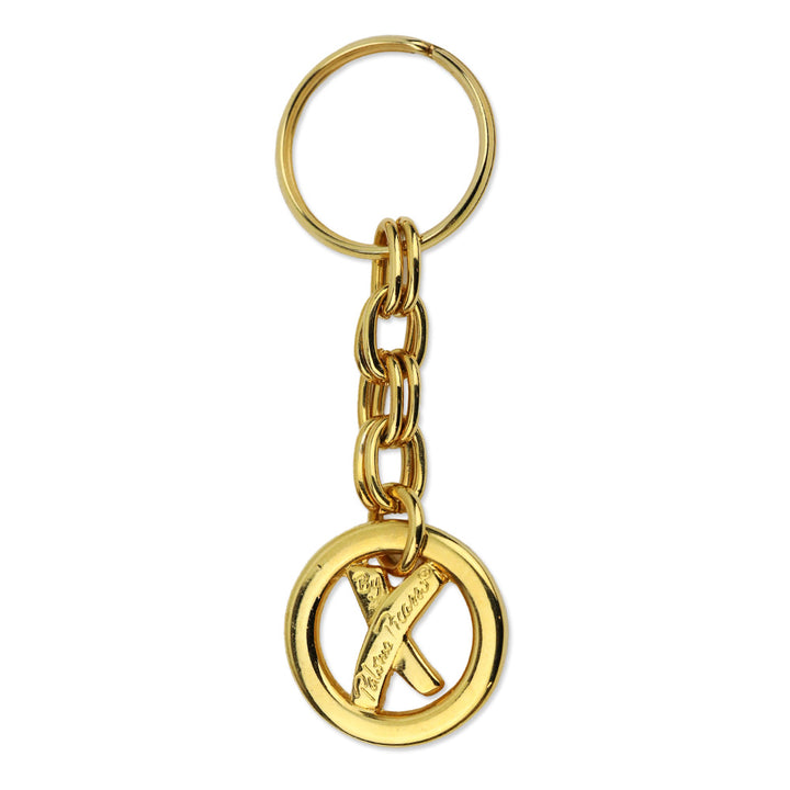 Paloma Picasso Gold Logo Key Chain