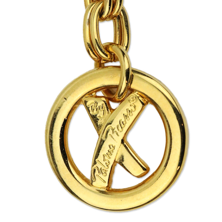 Paloma Picasso Gold Logo Key Chain