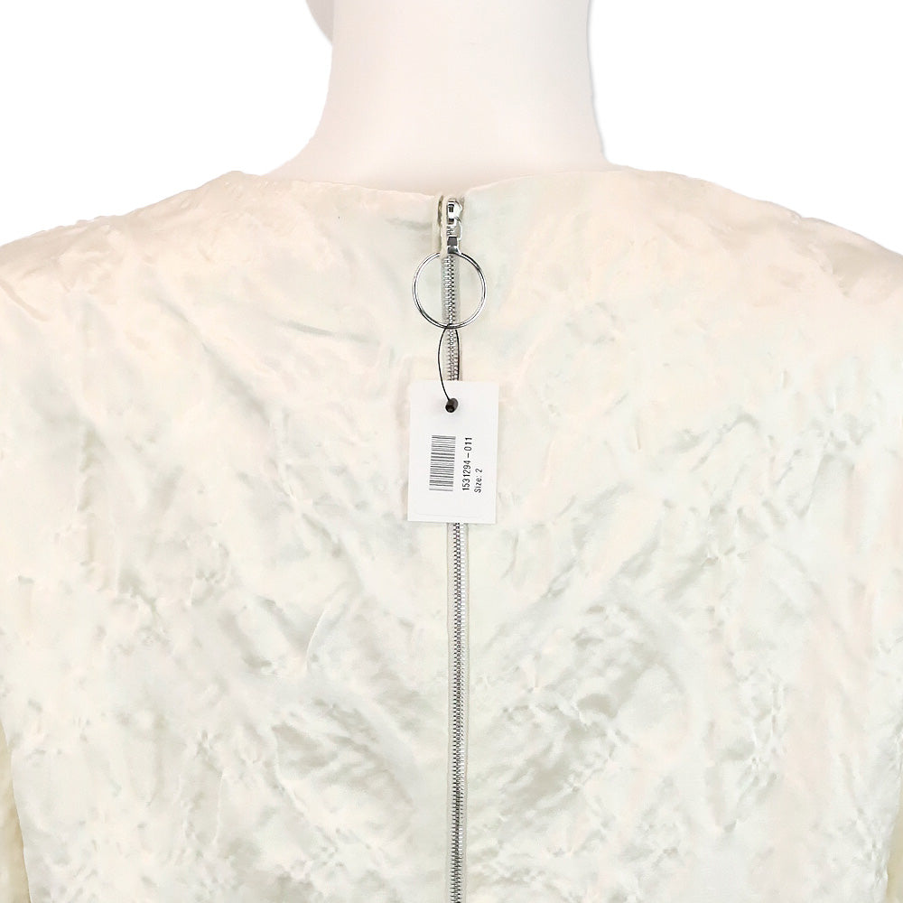 Partow Ivory Audrey Velvet Top