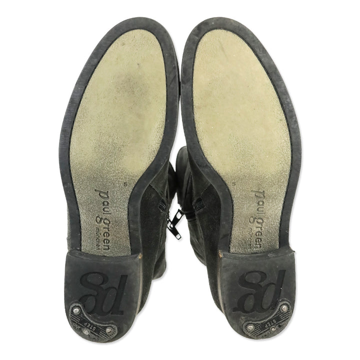 Paul Green Anthrazite Suede Carrie Boot