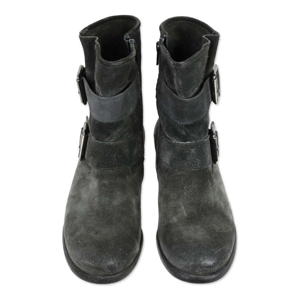 Paul Green Anthrazite Suede Carrie Boot