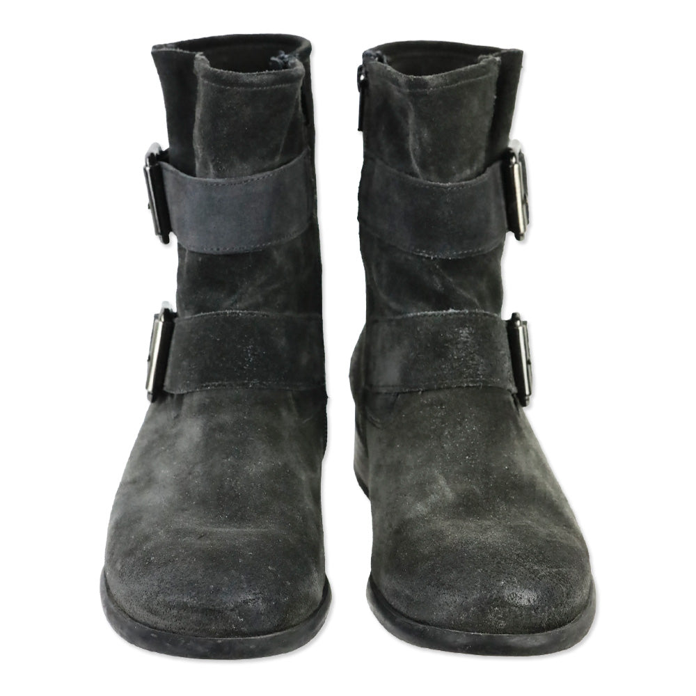 Paul Green Anthrazite Suede Carrie Boot
