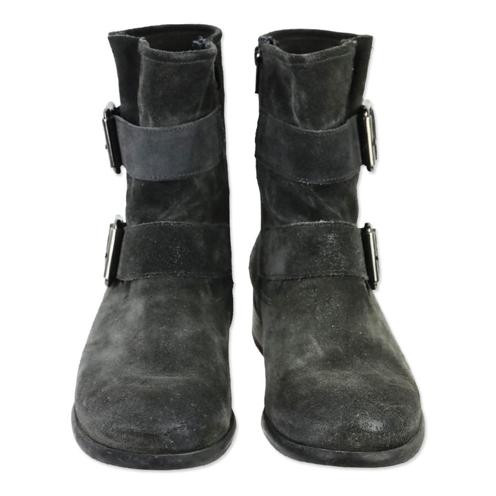 Paul Green Anthrazite Suede Carrie Boot