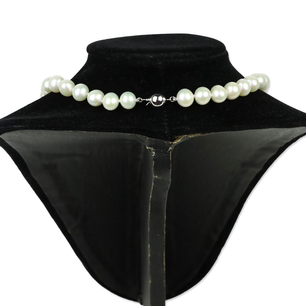 Pearl Paradise 8.5-9.0 mm AA+ White Freshwater Pearl Necklace