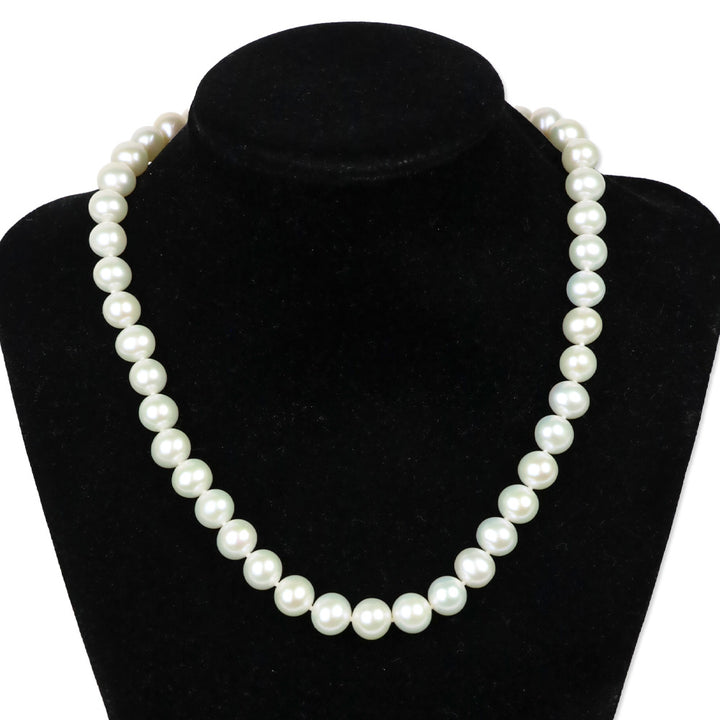 Pearl Paradise 8.5-9.0 mm AA+ White Freshwater Pearl Necklace