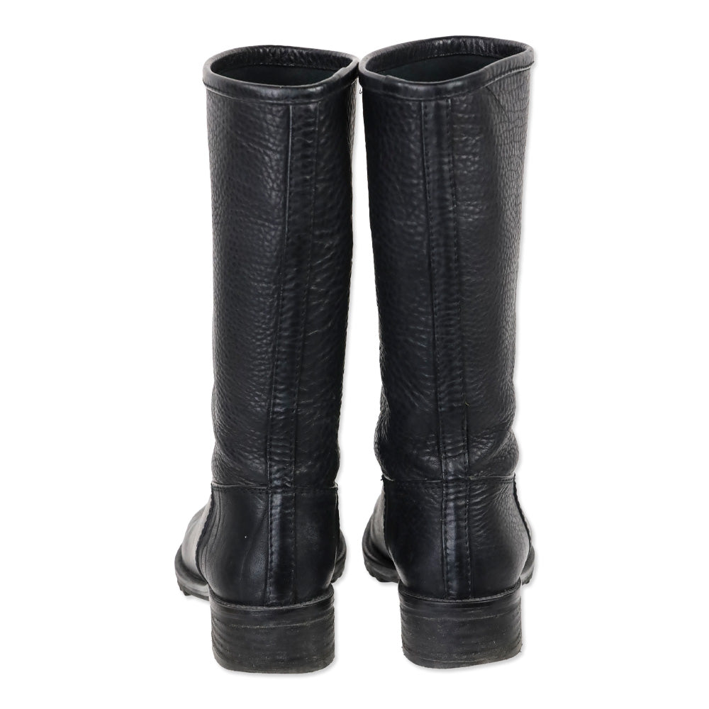 Pedro Garcia Oprah Black Cervo Leather Calf Boot
