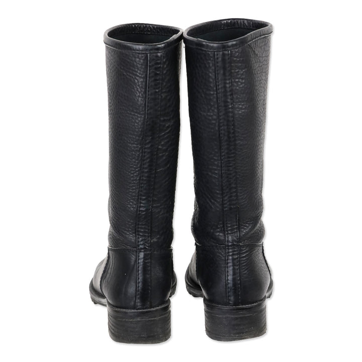Pedro Garcia Oprah Black Cervo Leather Calf Boot