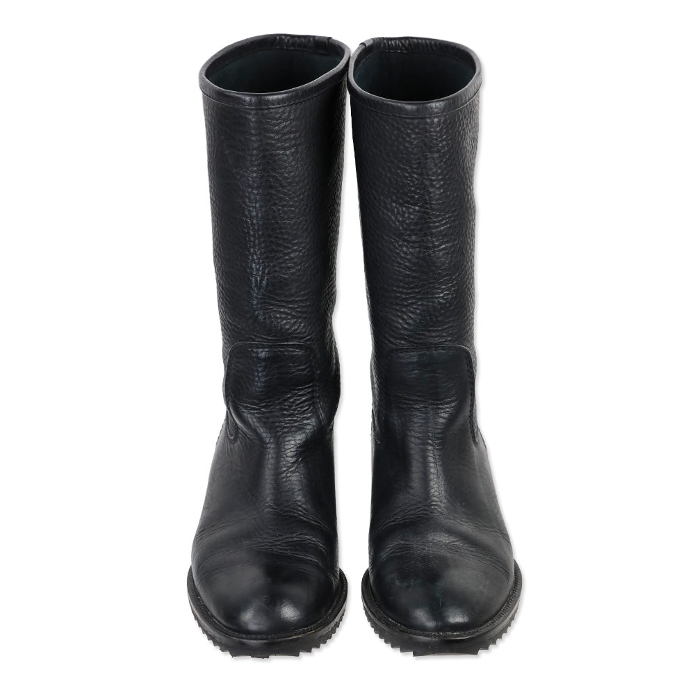 Pedro Garcia Oprah Black Cervo Leather Calf Boot