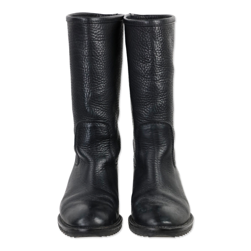 Pedro Garcia Oprah Black Cervo Leather Calf Boot