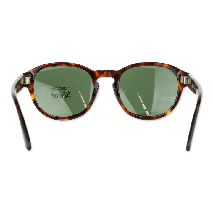 Persol Havana Acetate Round Sunglasses