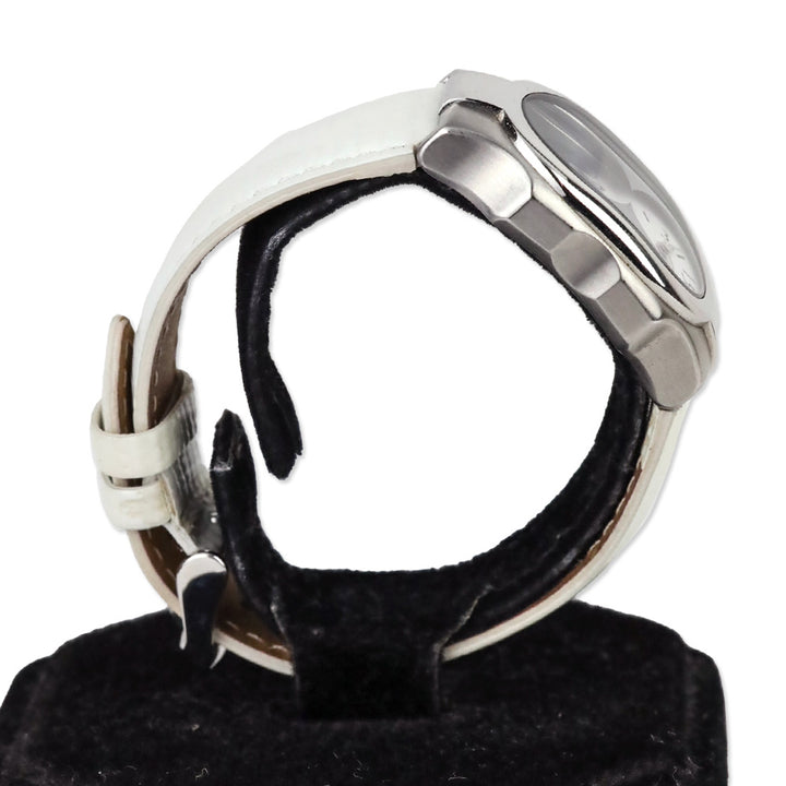 Philip Stein Teslar Watch with White Leather Band