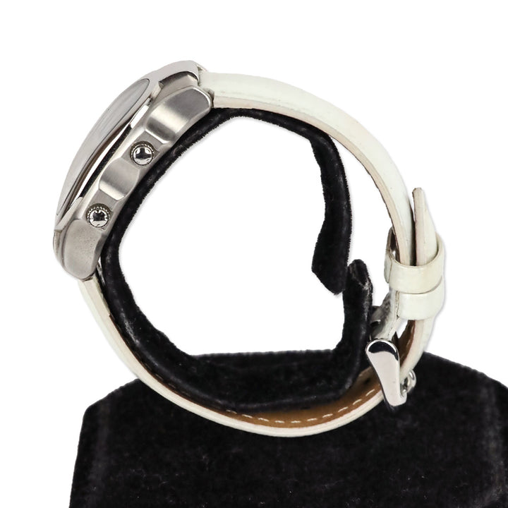 Philip Stein Teslar Watch with White Leather Band