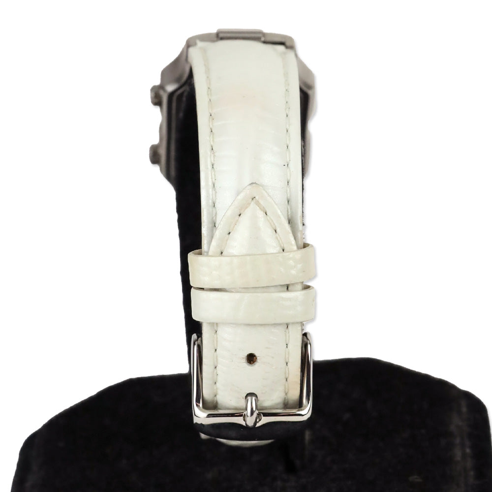 Philip Stein Teslar Watch with White Leather Band