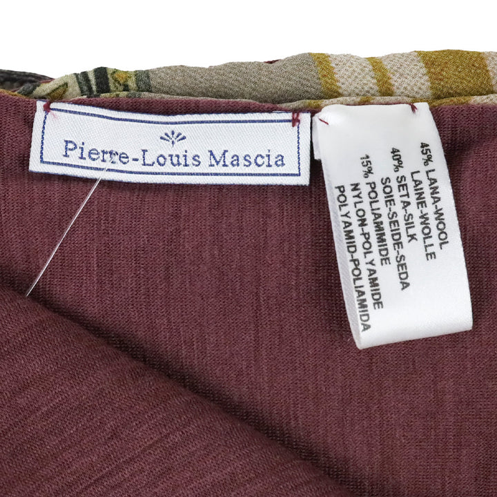 Pierre-Louis Mascia Mulicolor Floral Wool/Silk Scarf