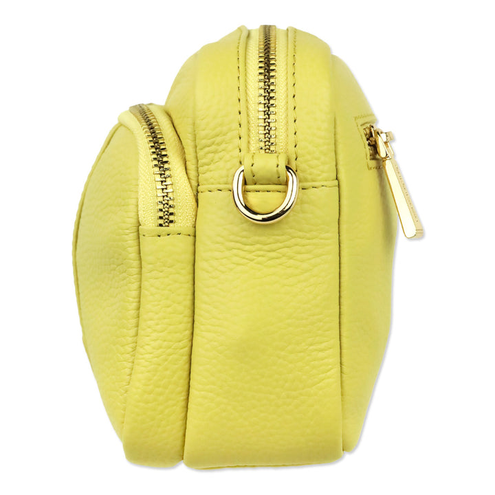 Pom Pom London Straw Leather Original Crossbody Bag