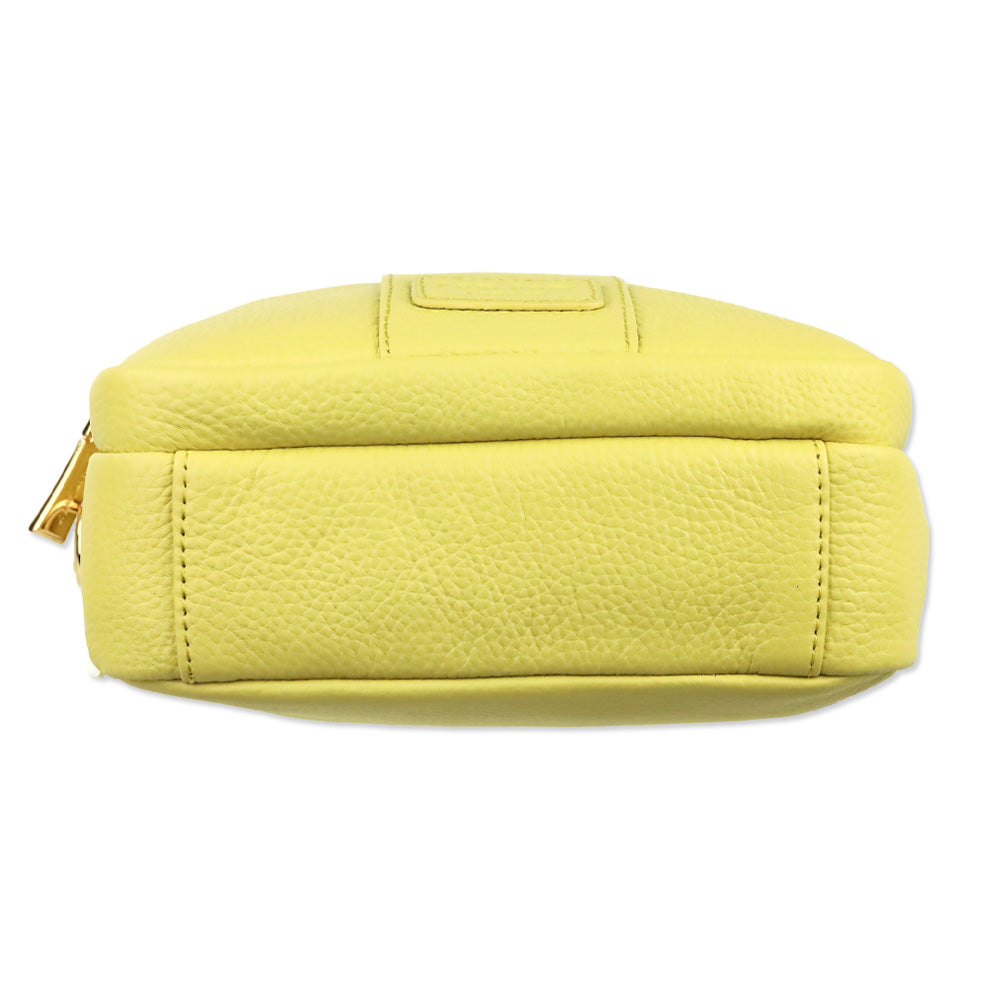 Pom Pom London Straw Leather Original Crossbody Bag