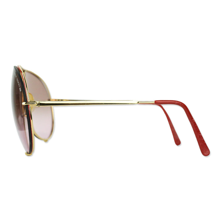 Porshe Design by Carrera Oversized Red Aviator Sunglasses
