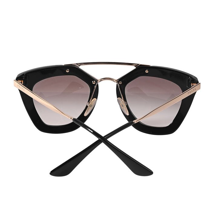 Prada Black & Gold Aviator Sunglasses