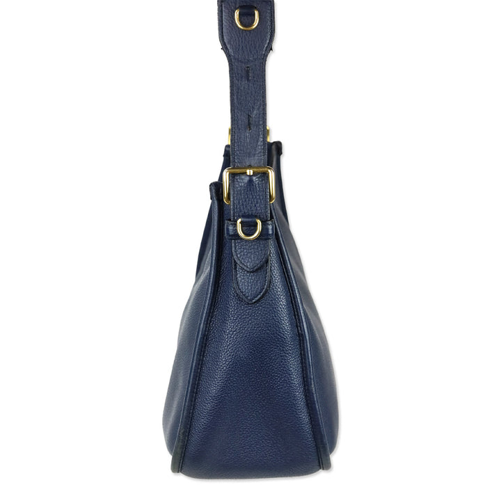 Prada Baltico Leather Vitello Daino Hobo Messenger Bag