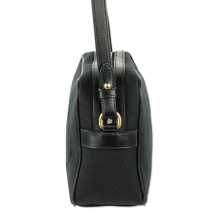 Prada Black Jacquard Canvas Camera Bag