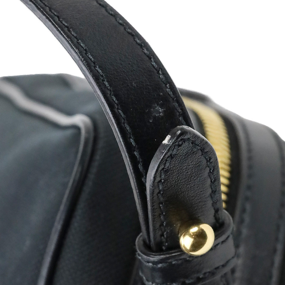 Prada Black Jacquard Canvas Camera Bag