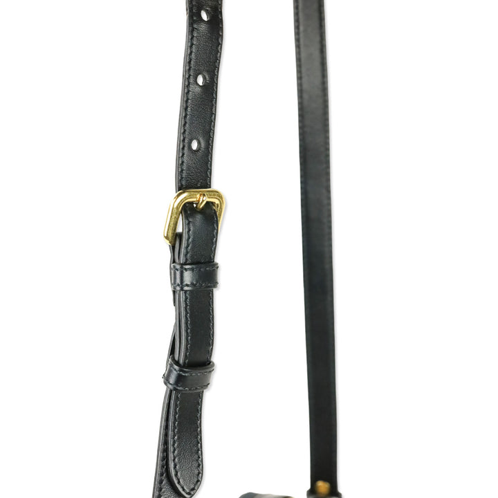 Prada Black Jacquard Canvas Camera Bag