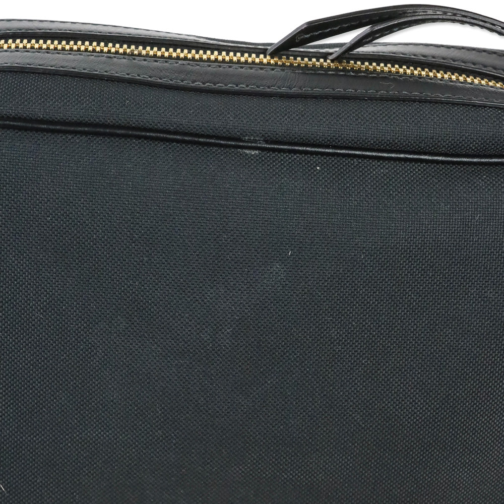 Prada Black Jacquard Canvas Camera Bag