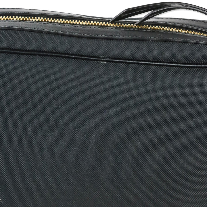 Prada Black Jacquard Canvas Camera Bag