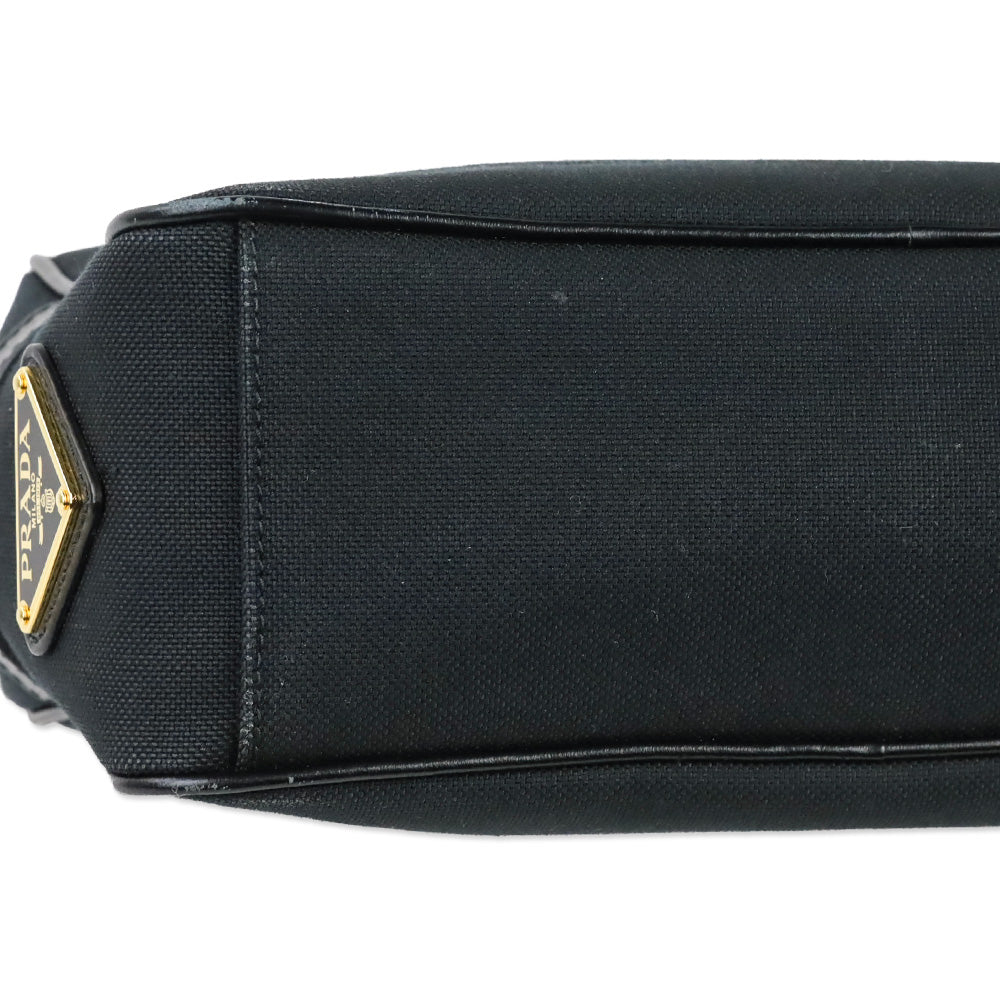 Prada Black Jacquard Canvas Camera Bag