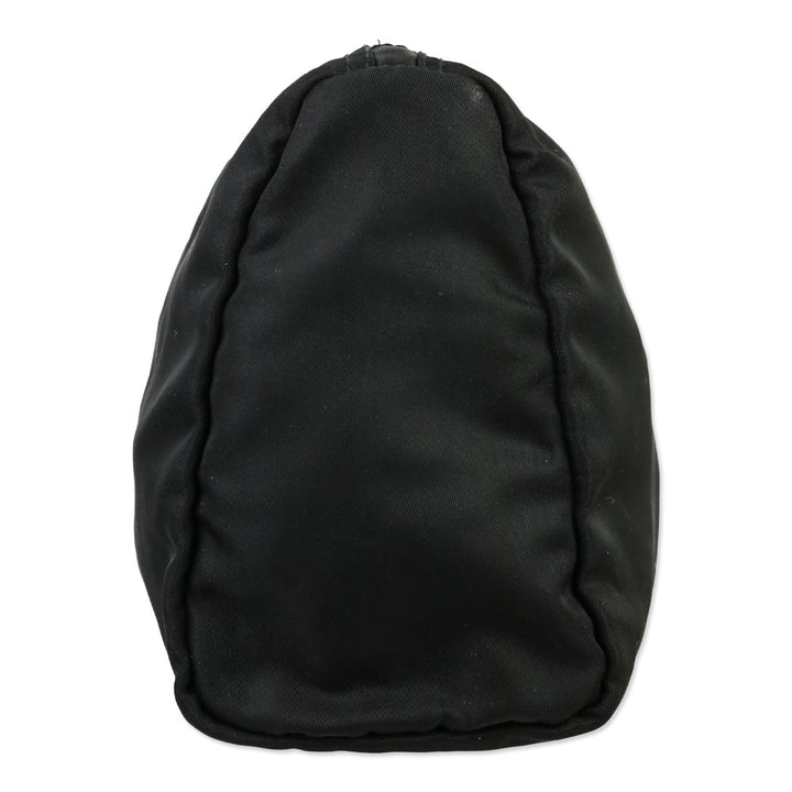 Prada Black Nylon Zip Medium Cosmetic Pouch