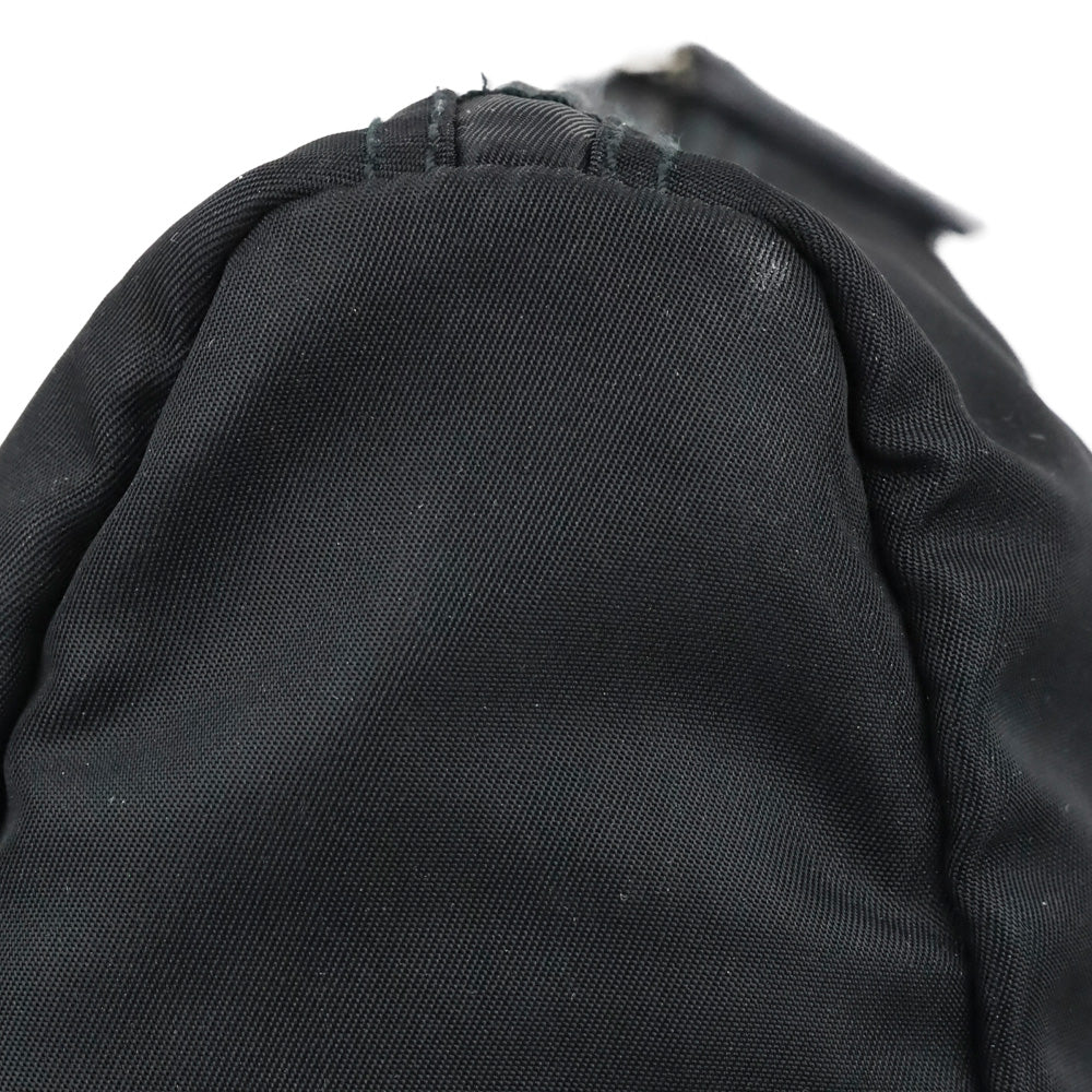 Prada Black Nylon Zip Medium Cosmetic Pouch