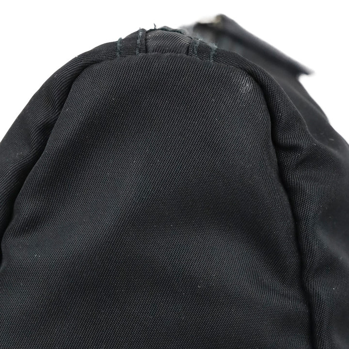 Prada Black Nylon Zip Medium Cosmetic Pouch