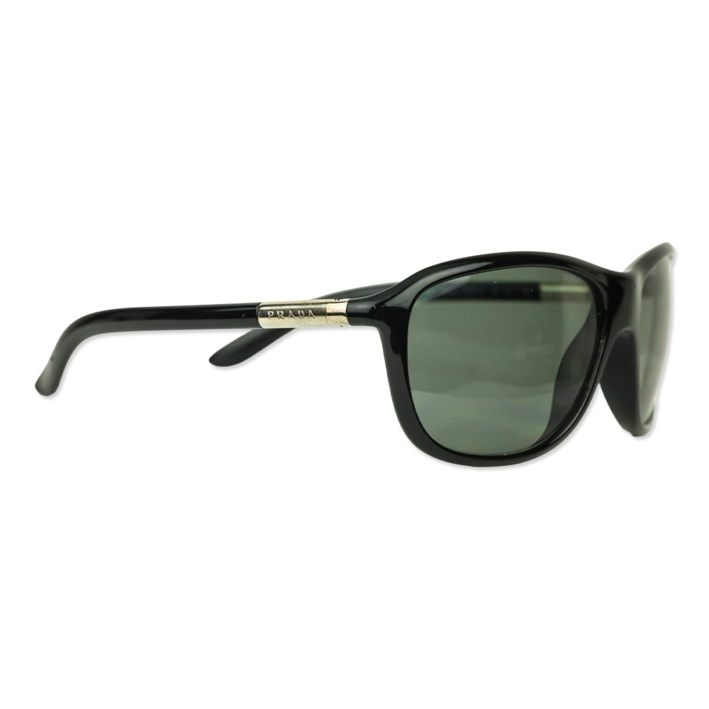Prada Black Oval Frame Sunglasses