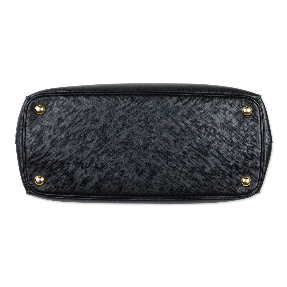 Prada Black Saffiano Leather Galleria Tote