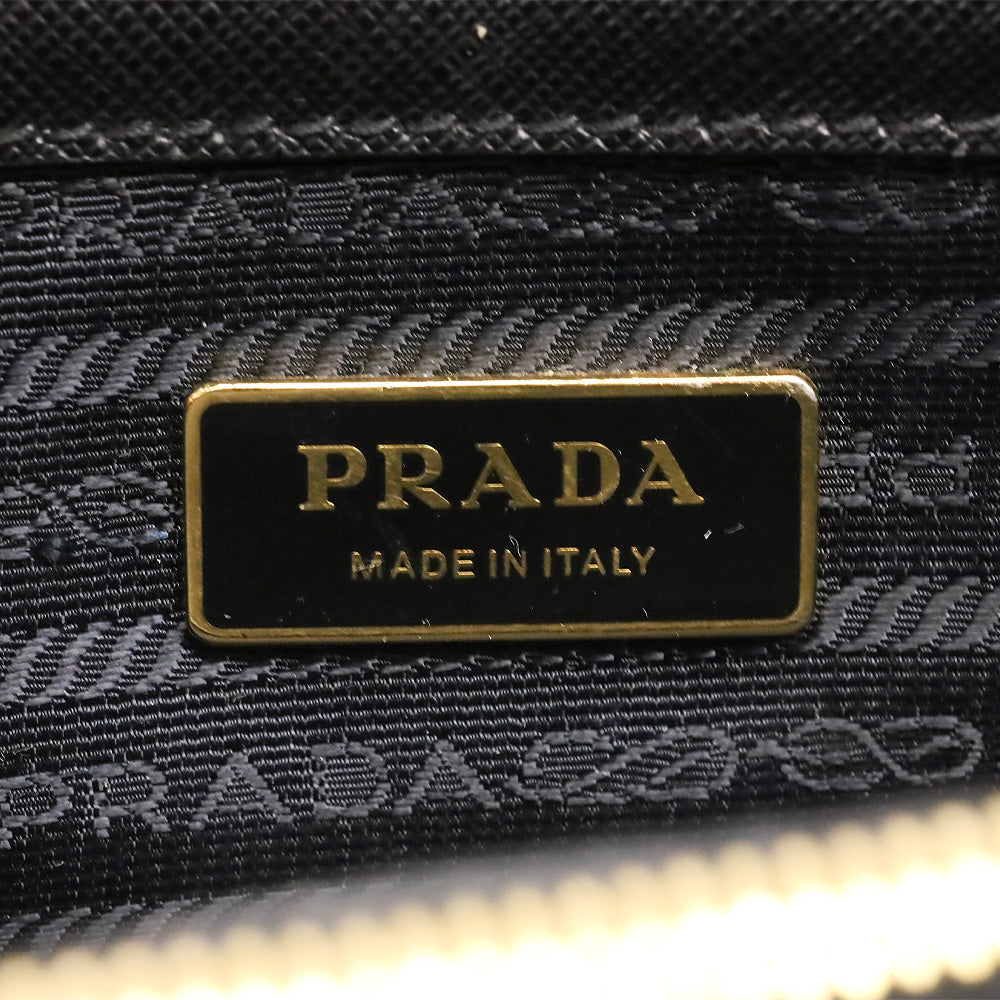 Prada Black Saffiano Leather Galleria Tote