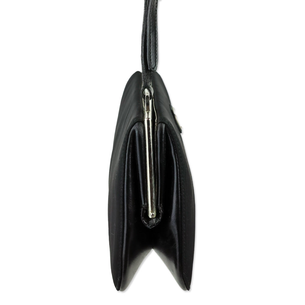 Prada Black Tessuto Cernier Evening Bag
